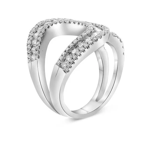 White Gold & Diamond Ring, 1.43Cttw, Size 6.5 Image 3 SVS Fine Jewelry Oceanside, NY