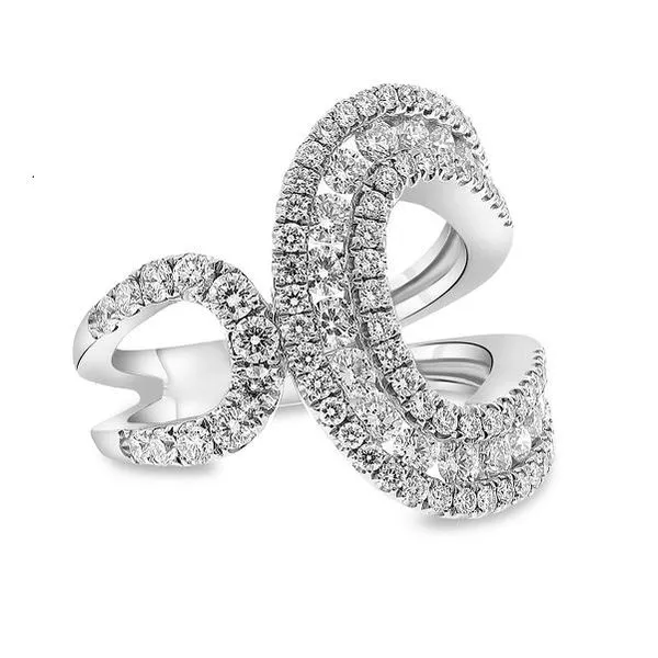 White Gold & Diamond Ring, 1.43Cttw, Size 6.5 SVS Fine Jewelry Oceanside, NY