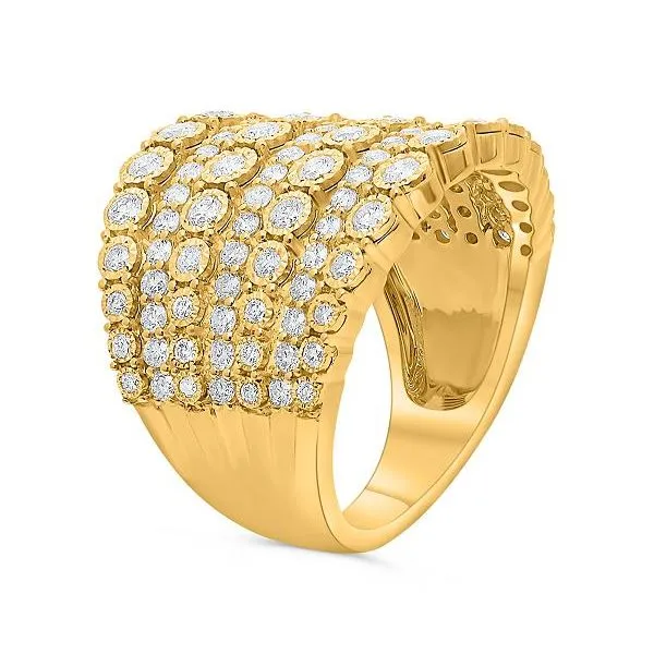 Yellow Gold & Diamond Ring, 1.08Cttw, Size 6.5 Image 3 SVS Fine Jewelry Oceanside, NY
