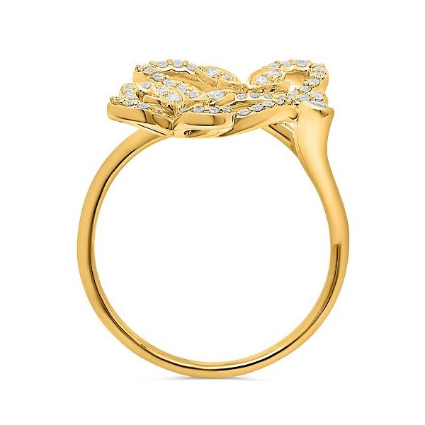 Senco Gold 18KT Yellow Gold and Diamond Ring for Women : Amazon.in: Fashion