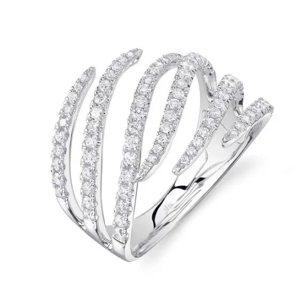 Shy Creation White Gold Diamond Ring SVS Fine Jewelry Oceanside, NY