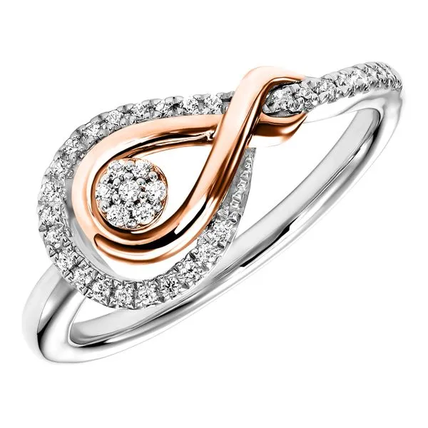 Infinite Love Knot Diamond Ring Image 2 SVS Fine Jewelry Oceanside, NY