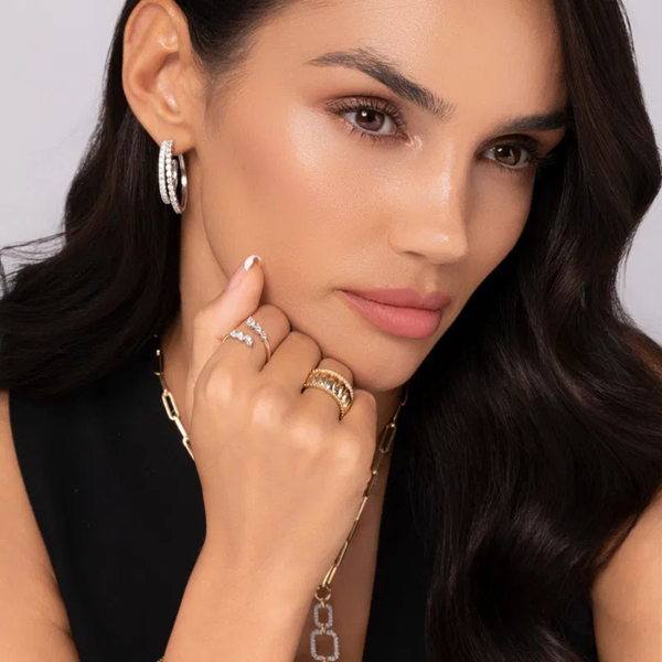 Gabriel & Co. Contemporary White & Yellow Gold Ring Image 5 SVS Fine Jewelry Oceanside, NY