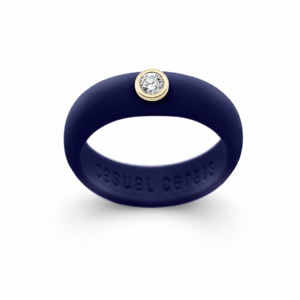 Casual Carats Silicone And Lab Grown Diamond Ring SVS Fine Jewelry Oceanside, NY