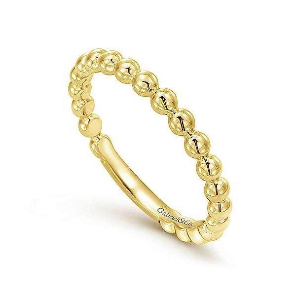 Gabriel & Co. Stackable 14K Yellow Gold Band Image 3 SVS Fine Jewelry Oceanside, NY