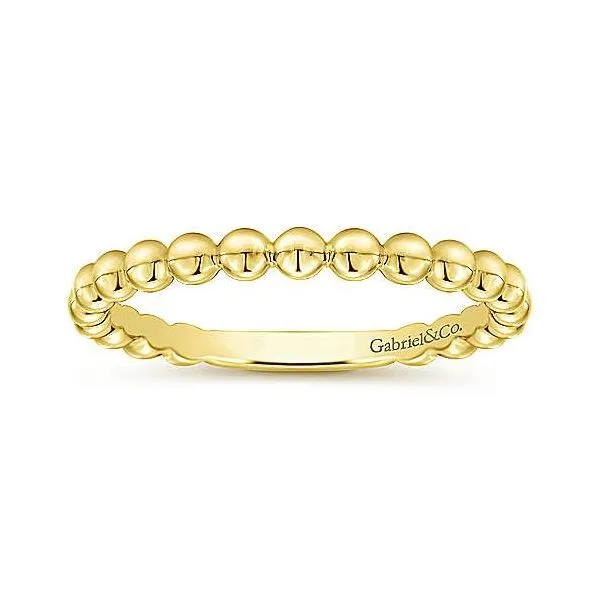 Gabriel & Co. Stackable 14K Yellow Gold Band Image 4 SVS Fine Jewelry Oceanside, NY