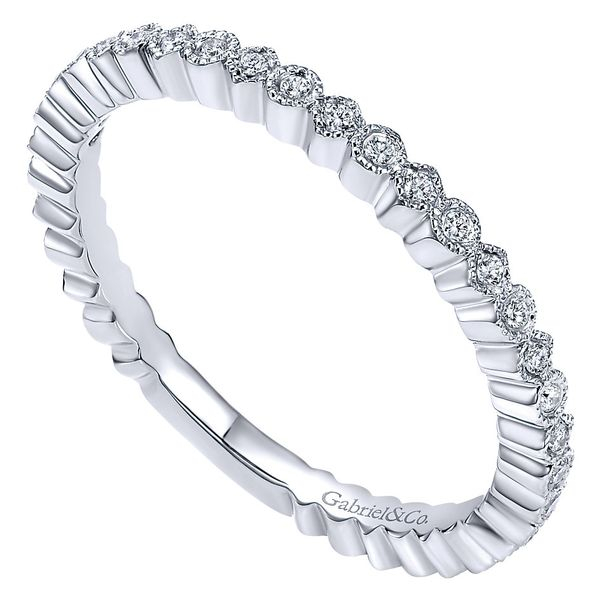 Gabriel & Co. Diamond Stackable Ring 0.13Cttw Image 3 SVS Fine Jewelry Oceanside, NY