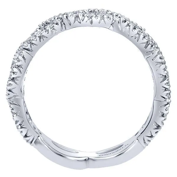 Gabriel & Co. Stackable 14K white gold ring Image 2 SVS Fine Jewelry Oceanside, NY