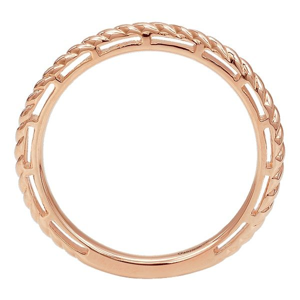 Gabriel & Co. Stackable 14K Rose Gold Ring Image 2 SVS Fine Jewelry Oceanside, NY