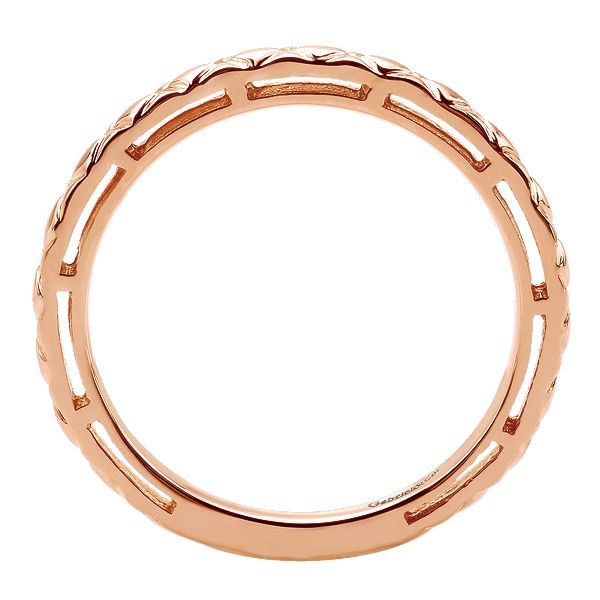 Gabriel & Co. Stackable 14K Rose Gold Ring Image 2 SVS Fine Jewelry Oceanside, NY