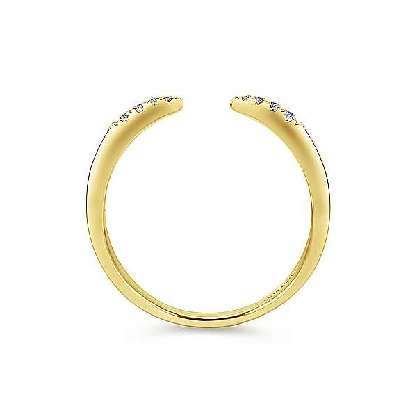 Gabriel & Co. Stackable 14K Yellow Gold Fashion Ring Image 2 SVS Fine Jewelry Oceanside, NY