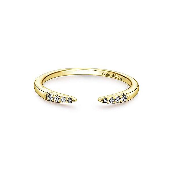 Gabriel & Co. Stackable 14K Yellow Gold Fashion Ring SVS Fine Jewelry Oceanside, NY