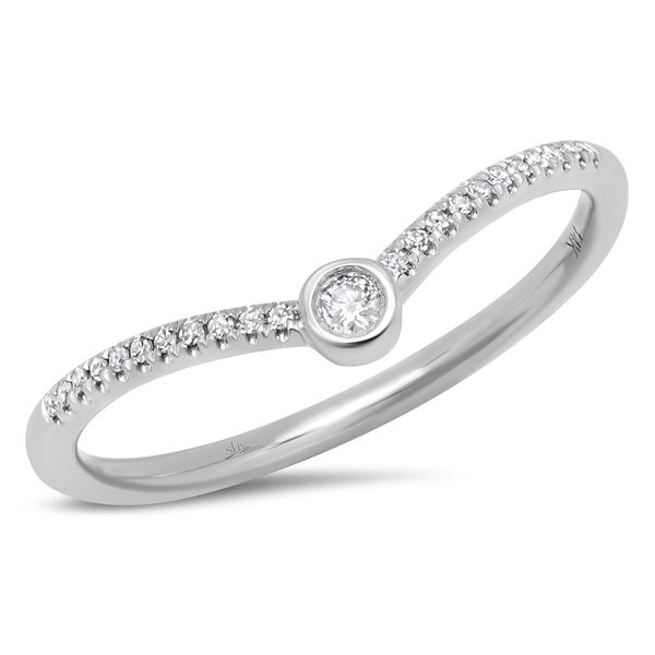 Shy Creation 14K White Gold and Diamond Contour Band SVS Fine Jewelry Oceanside, NY