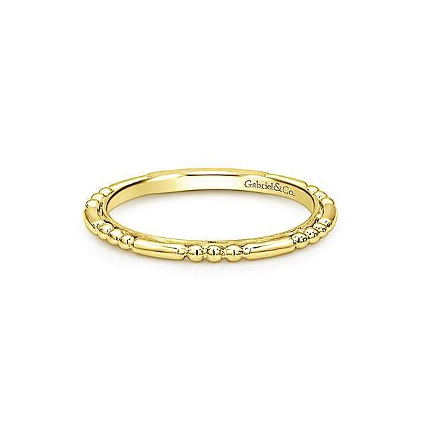 Gabriel & Co. Stackable 14K Yellow Gold Band SVS Fine Jewelry Oceanside, NY
