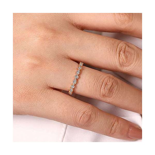 Gabriel & Co. Stackable 14K Rose Gold Fashion Ring Image 3 SVS Fine Jewelry Oceanside, NY