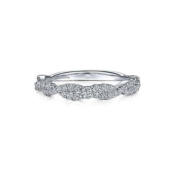 Gabriel & Co. Stackable White Gold Diamond Ring SVS Fine Jewelry Oceanside, NY