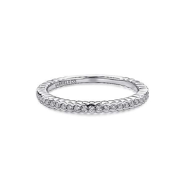 Gabriel & Co. Stackable White Gold Diamond Band SVS Fine Jewelry Oceanside, NY