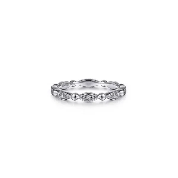 Gabriel & Co. Bujukan White Gold Diamond Ring SVS Fine Jewelry Oceanside, NY