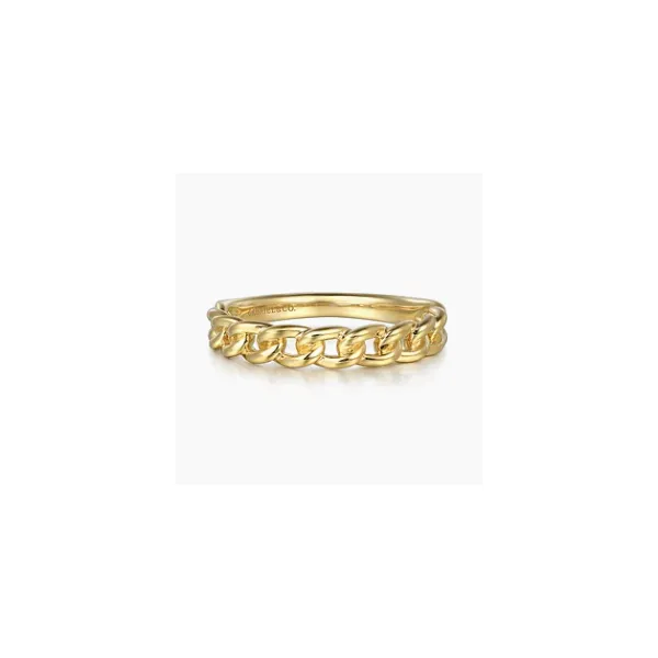 Gabriel & Co. Stackable Yellow Gold Ring SVS Fine Jewelry Oceanside, NY