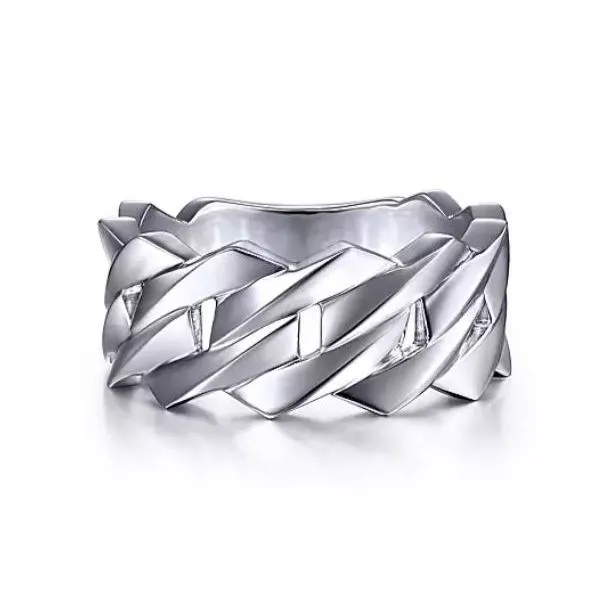 Gabriel Contemporary Sterling Silver Band SVS Fine Jewelry Oceanside, NY