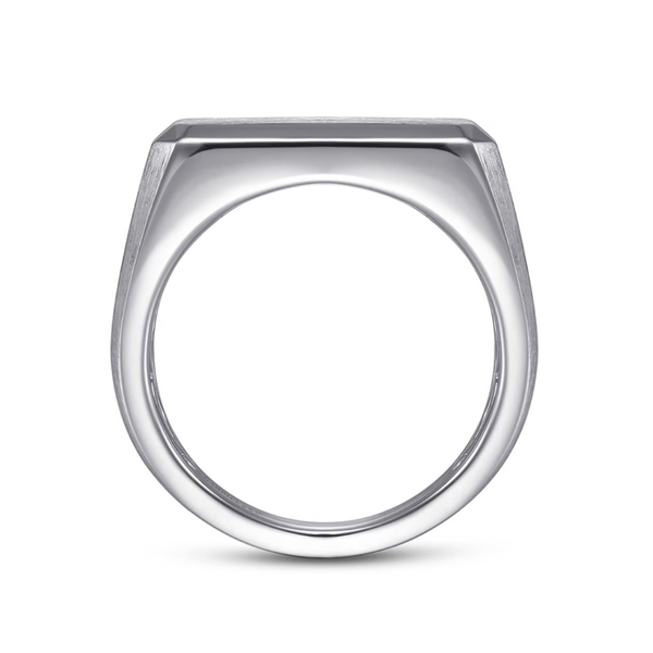 Gabriel Contemporary Men's Sterling Silver North Star Ring Image 2 SVS Fine Jewelry Oceanside, NY