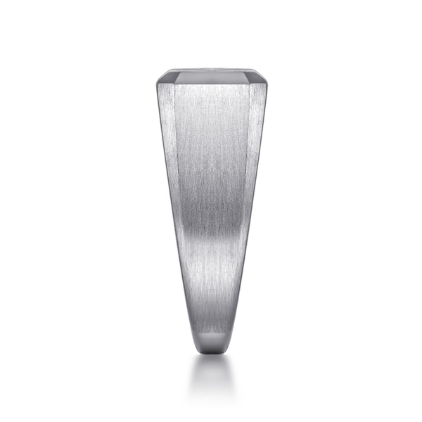 Gabriel Contemporary Men's Sterling Silver North Star Ring Image 4 SVS Fine Jewelry Oceanside, NY