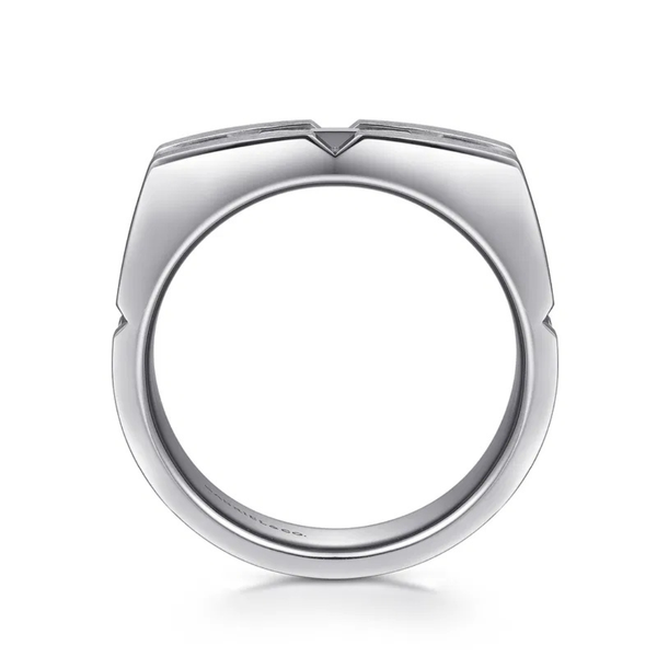 Gabriel Geo Men's Sterling Silver Geometric Ring Image 4 SVS Fine Jewelry Oceanside, NY