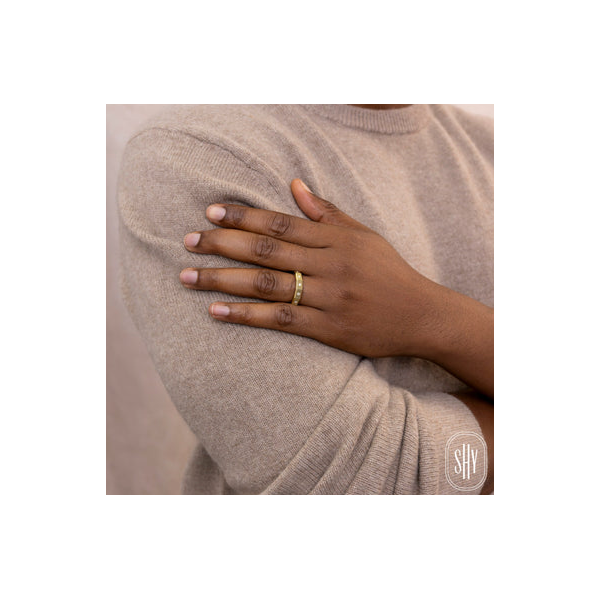 Shy Creation Men's Yellow Gold & Diamond Ring Image 2 SVS Fine Jewelry Oceanside, NY