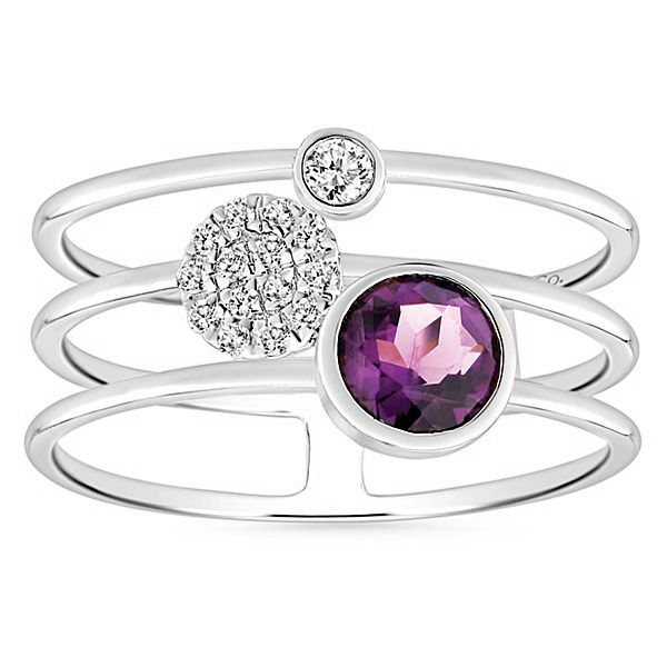 Gabriel & Co. Constellations 14K White Gold Ring Image 4 SVS Fine Jewelry Oceanside, NY
