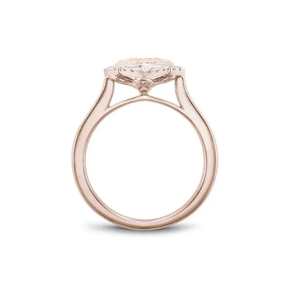 Noam Carver Rose Gold, Morganite, and Diamond Ring Image 2 SVS Fine Jewelry Oceanside, NY