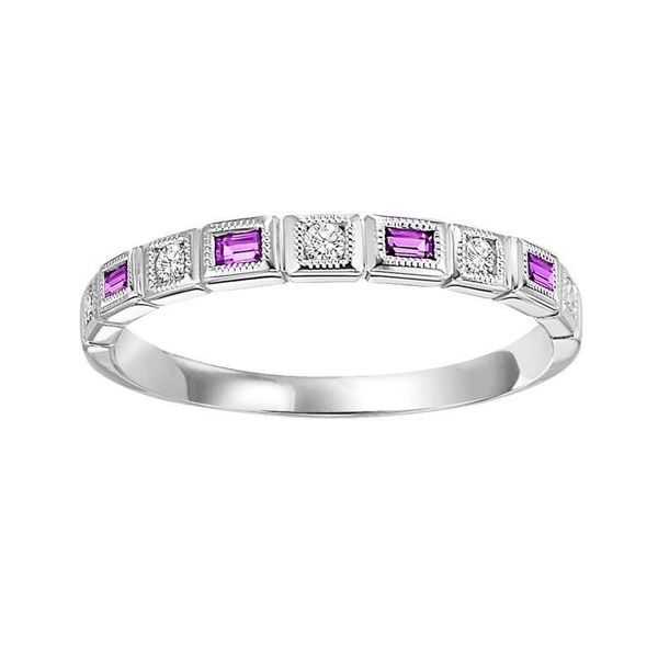 10K White Gold, Diamond, & Ruby Ring SVS Fine Jewelry Oceanside, NY