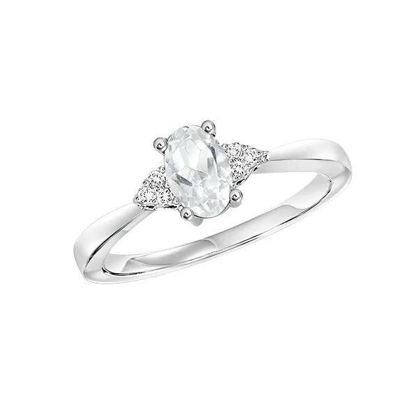 SVS Birthstone Collection Ring: White Topaz SVS Fine Jewelry Oceanside, NY