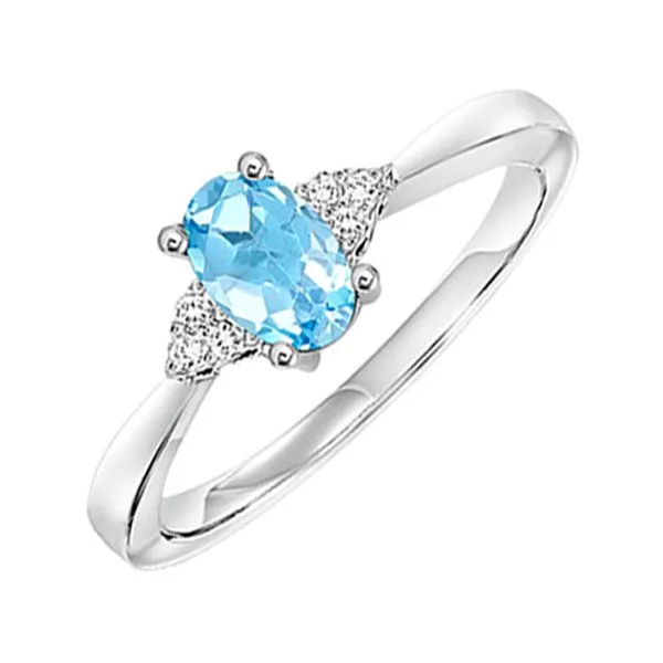 SVS Birthstone Collection Ring: Blue Topaz SVS Fine Jewelry Oceanside, NY