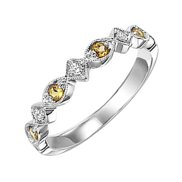 SVS Stackable Band Collection: Citrine SVS Fine Jewelry Oceanside, NY