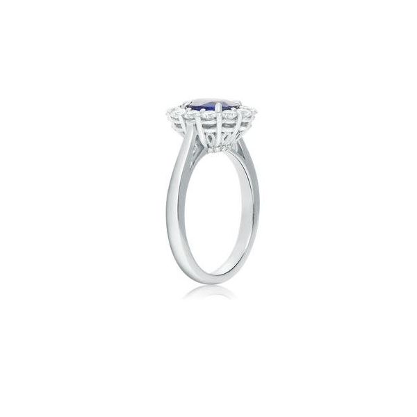 White Gold, Sapphire, & Diamond Ring, Size 6.5 Image 3 SVS Fine Jewelry Oceanside, NY