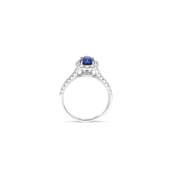Platinum, Sapphire, & Diamond Ring, Size 6.5 Image 2 SVS Fine Jewelry Oceanside, NY