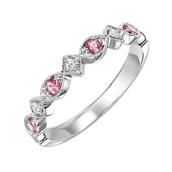 SVS Stackable Band Collection: Pink Tourmaline SVS Fine Jewelry Oceanside, NY