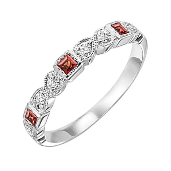 SVS Stackable Band Collection: Garnet SVS Fine Jewelry Oceanside, NY