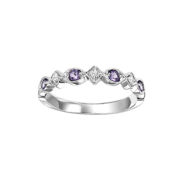 SVS Stackable Band Collection: Amethyst SVS Fine Jewelry Oceanside, NY