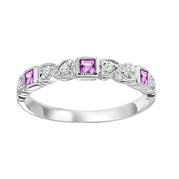 SVS Stackable Band Collection: Pink Sapphire SVS Fine Jewelry Oceanside, NY