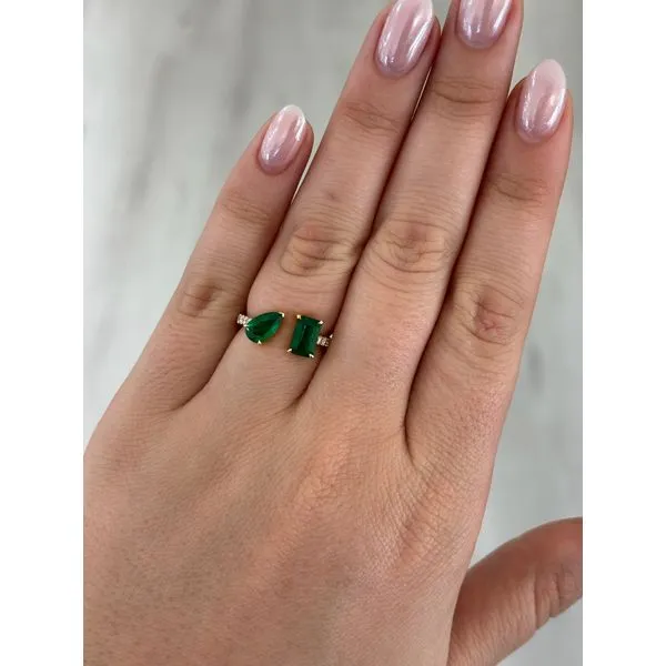 Yellow Gold Emerald 