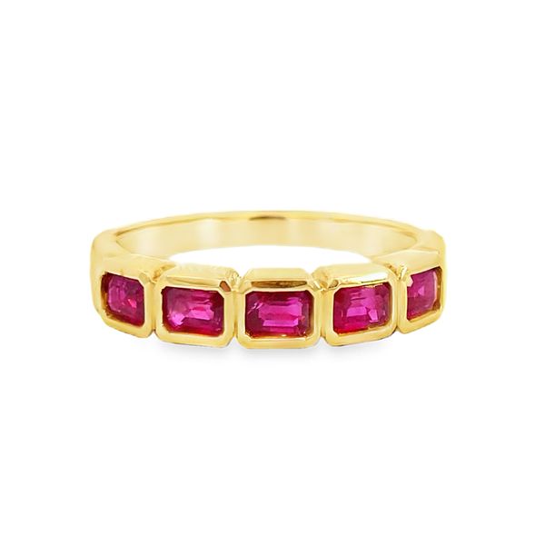 White Gold And Ruby Ring, 1.17Cttw, Size 7 Image 2 SVS Fine Jewelry Oceanside, NY