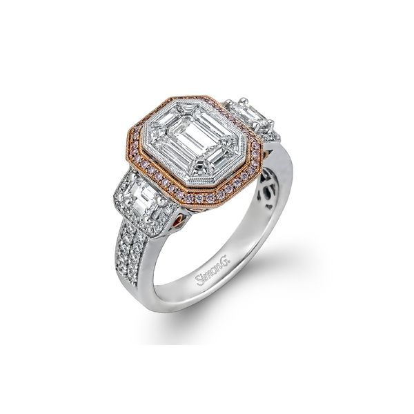 Simon G. Mosaic Collection Engagement Ring, 1.89ctw SVS Fine Jewelry Oceanside, NY
