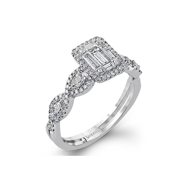 Simon G. Mosaic Collection Engagement Ring, .83ctw SVS Fine Jewelry Oceanside, NY