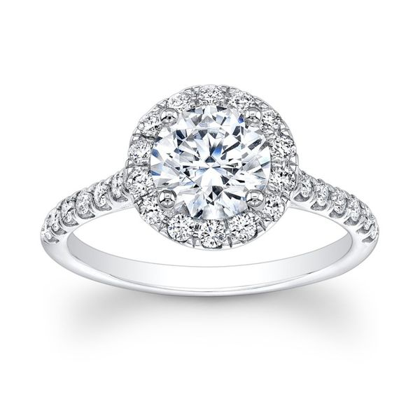 SVS Signature Halo Diamond Engagement Ring SVS Fine Jewelry Oceanside, NY