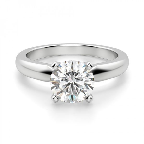 Round Solitaire Diamond Engagement Ring SVS Fine Jewelry Oceanside, NY