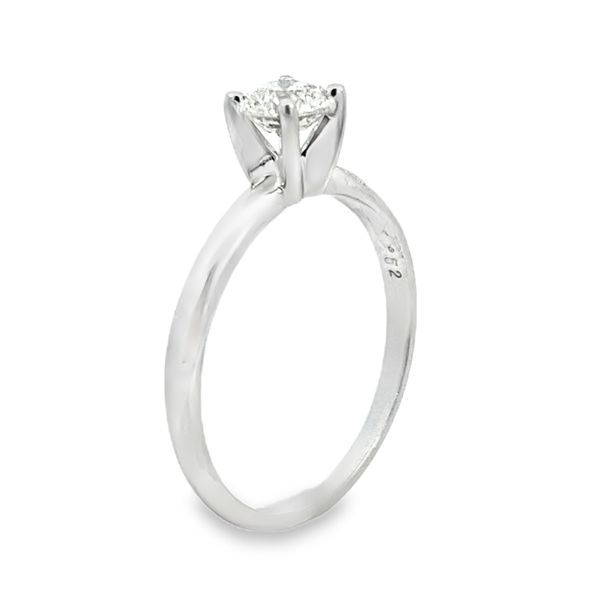 Preferred 101 Round Solitaire Engagement Ring, 0.52ct, 14K White Gold Image 3 SVS Fine Jewelry Oceanside, NY