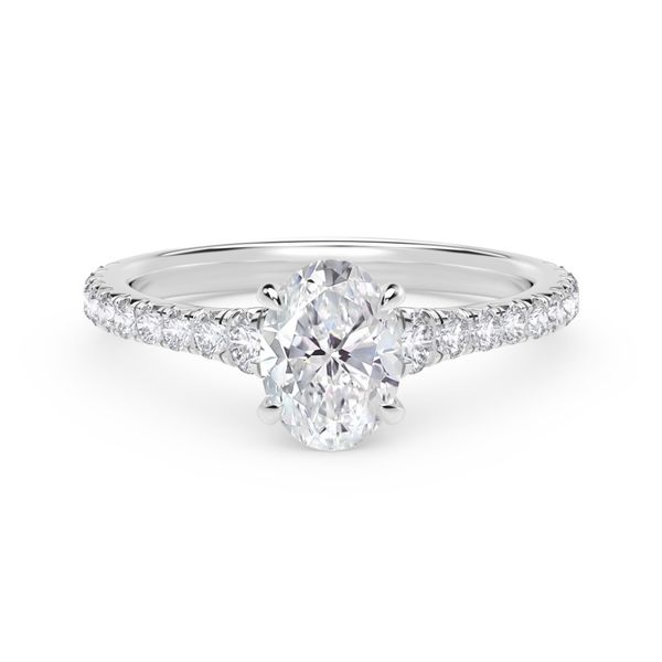 Forevermark IconÃ¢â€žÂ¢ Setting Platinum Oval Engagement Ring SVS Fine Jewelry Oceanside, NY