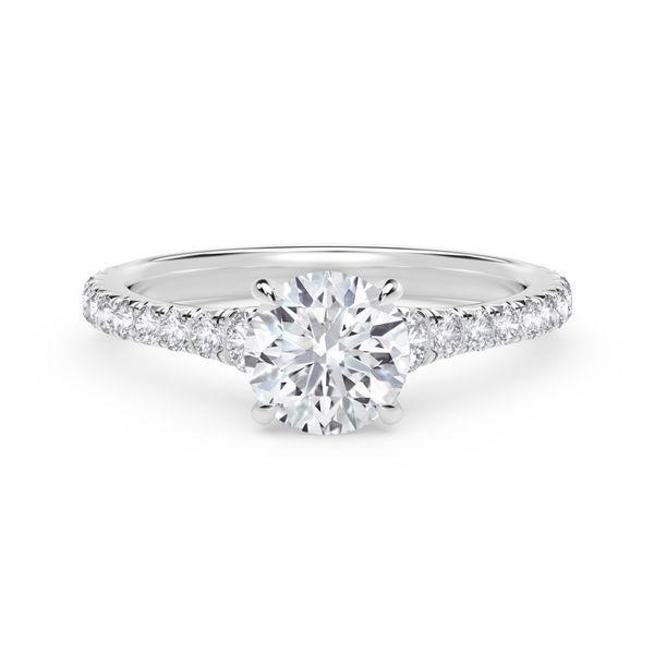 Forevermark Iconâ„¢ Setting Platinum Round Engagement Ring SVS Fine Jewelry Oceanside, NY