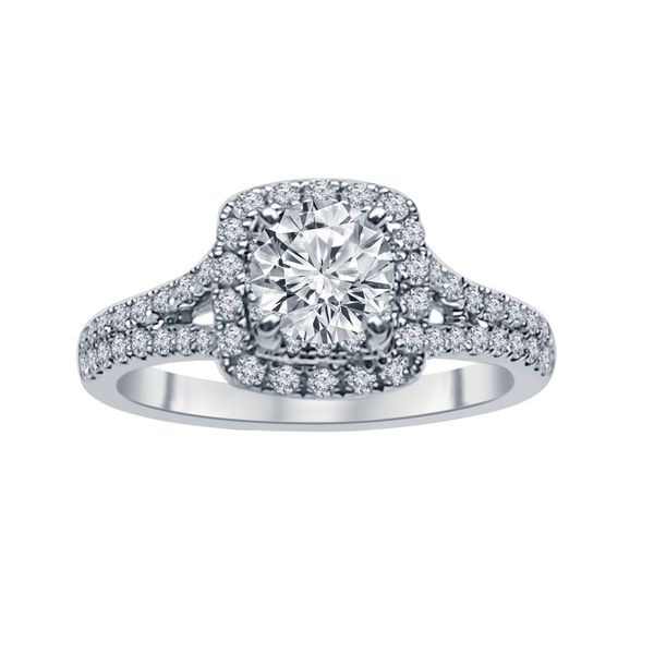SVS Signature Cushion Double Halo Engagement Ring SVS Fine Jewelry Oceanside, NY